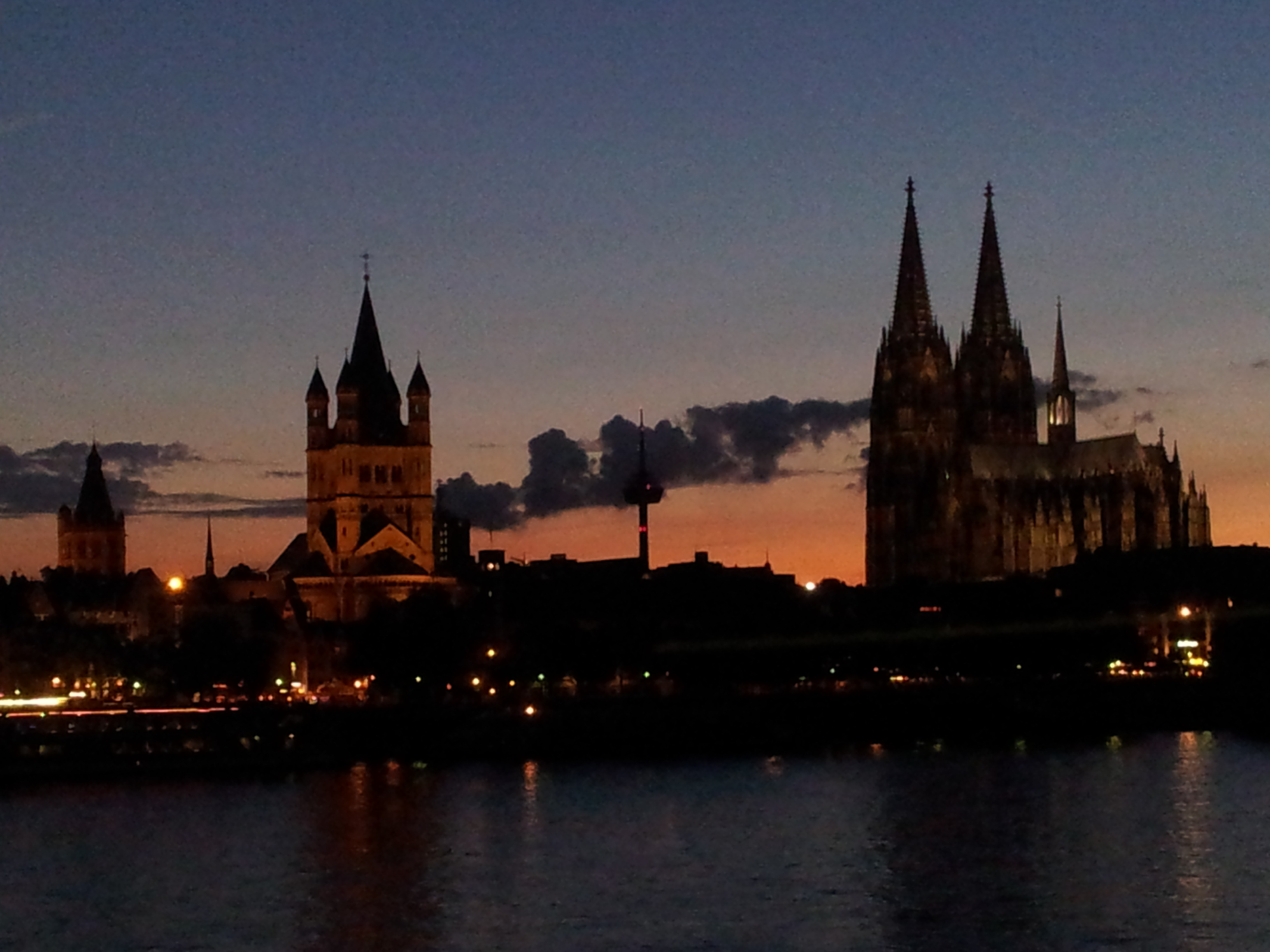 unser erster Abend in Köln