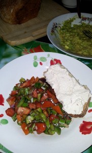 Etwas gewürzt und bezwiebelt