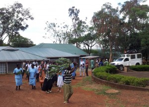 Das vollbepackte Auto hintendrein Das vollbepackte Auto hintendrein
