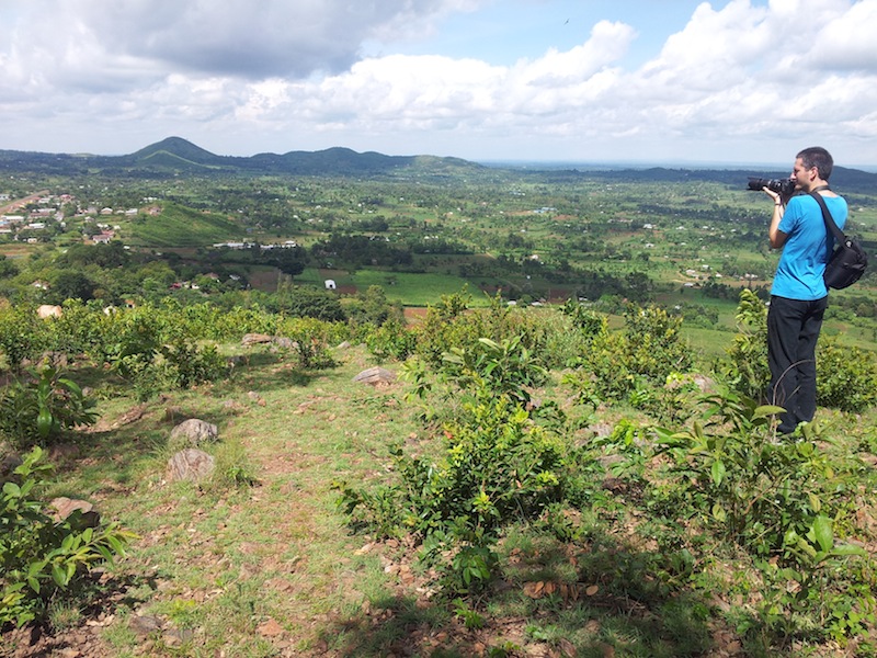 "Rückseite" vom Hügel