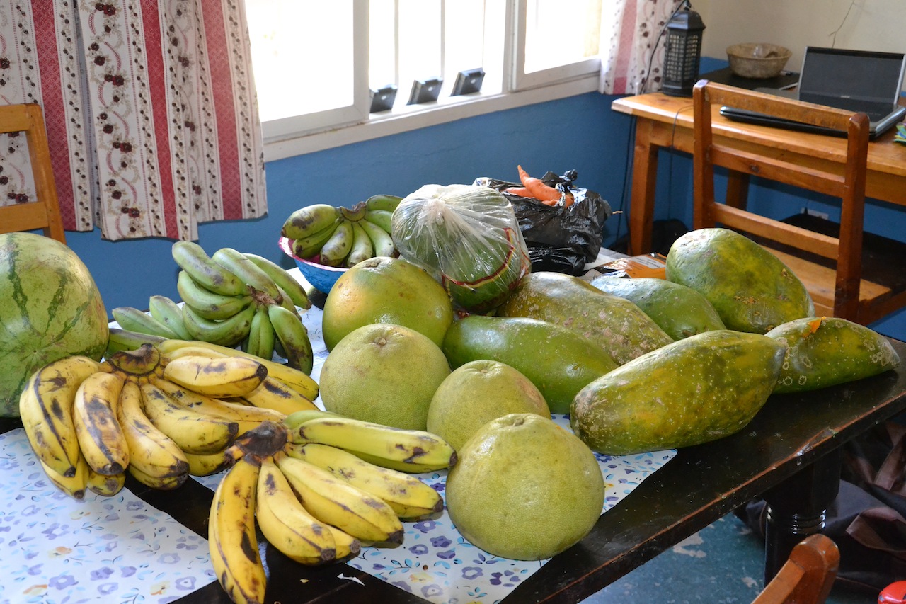 Lecker Obst und Gemüse